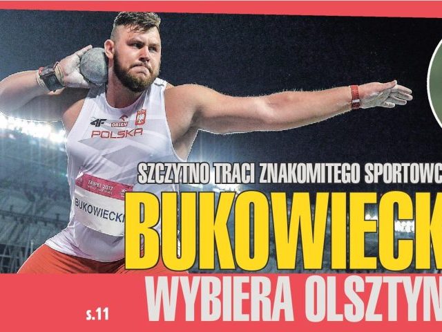 Szczytno traci znakomitego sportowca, Bukowiecki wybiera Olsztyn